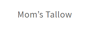 Moms Tallow logo